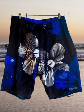 Ripzone Boardwalk Shorts Mens 36 Hybrid Tropical Walkshorts